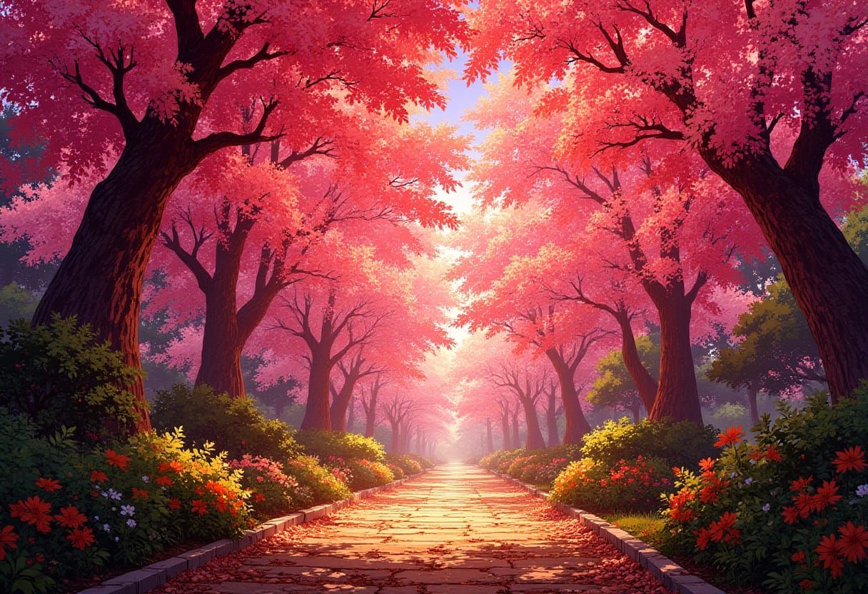 Cherry Blossom Path