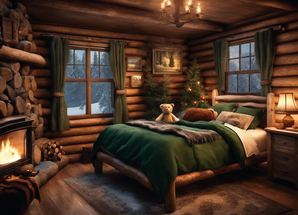 Winter time in the Forest.   by @Apok