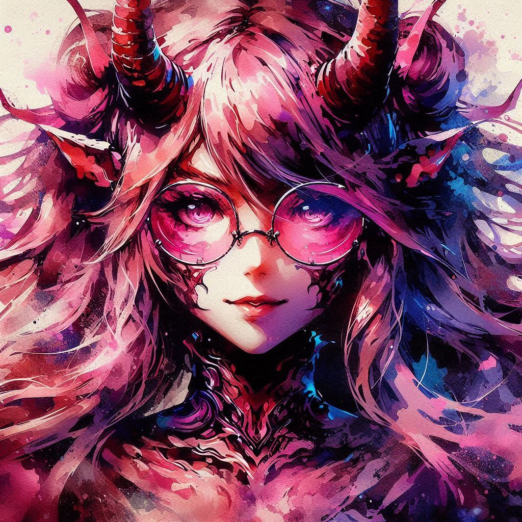 🩷 demonic girl