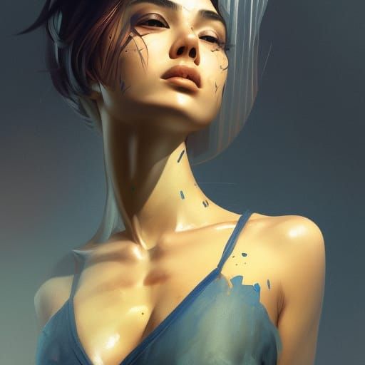 Detailed Portrait in Artstation Style