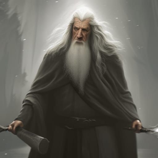 Gandalf is here to see you....or kick your butt. - AI Generated Artwork ...