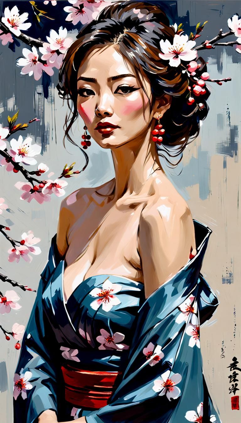 Japanese girl - AI Generated Artwork - NightCafe Creator