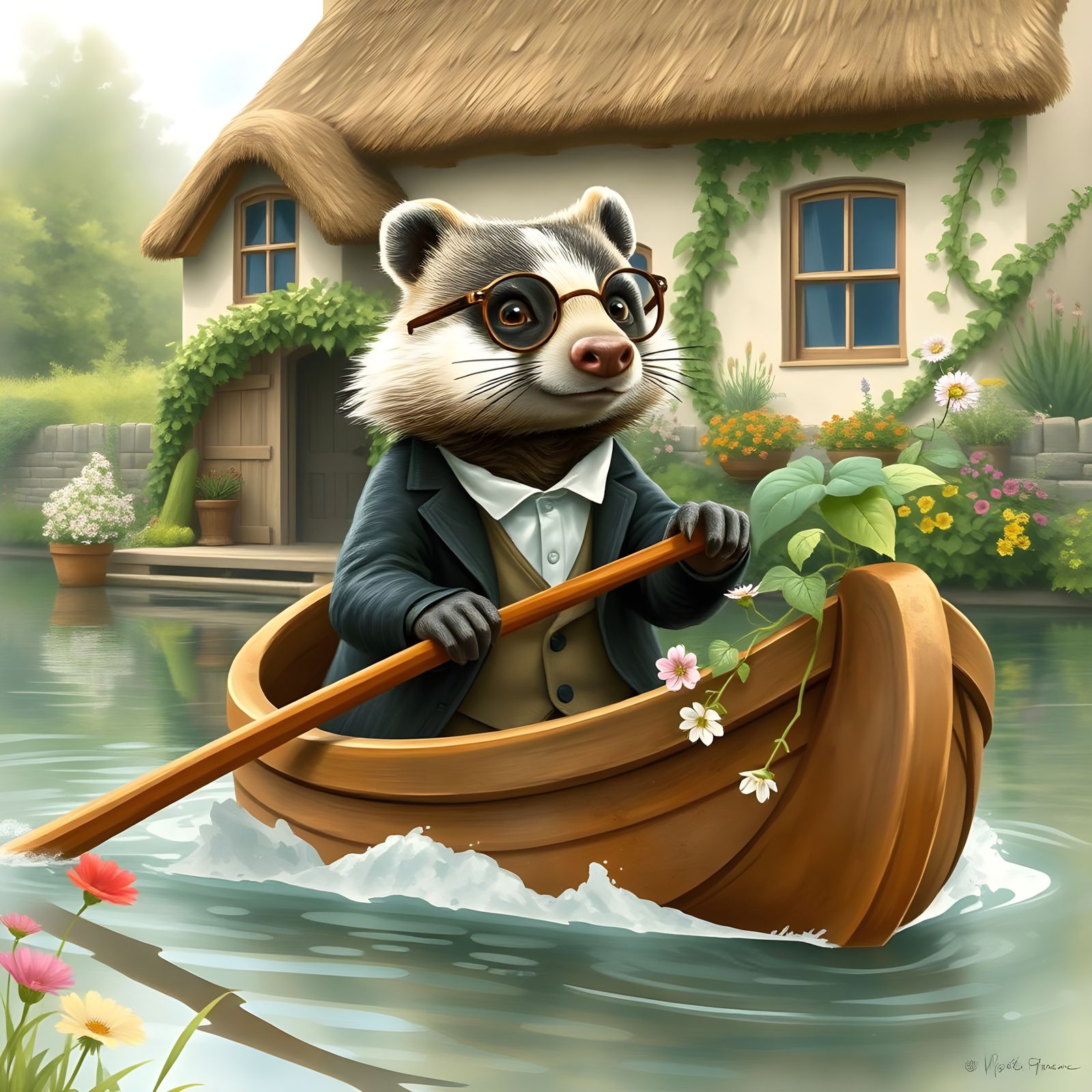 Boating Badger