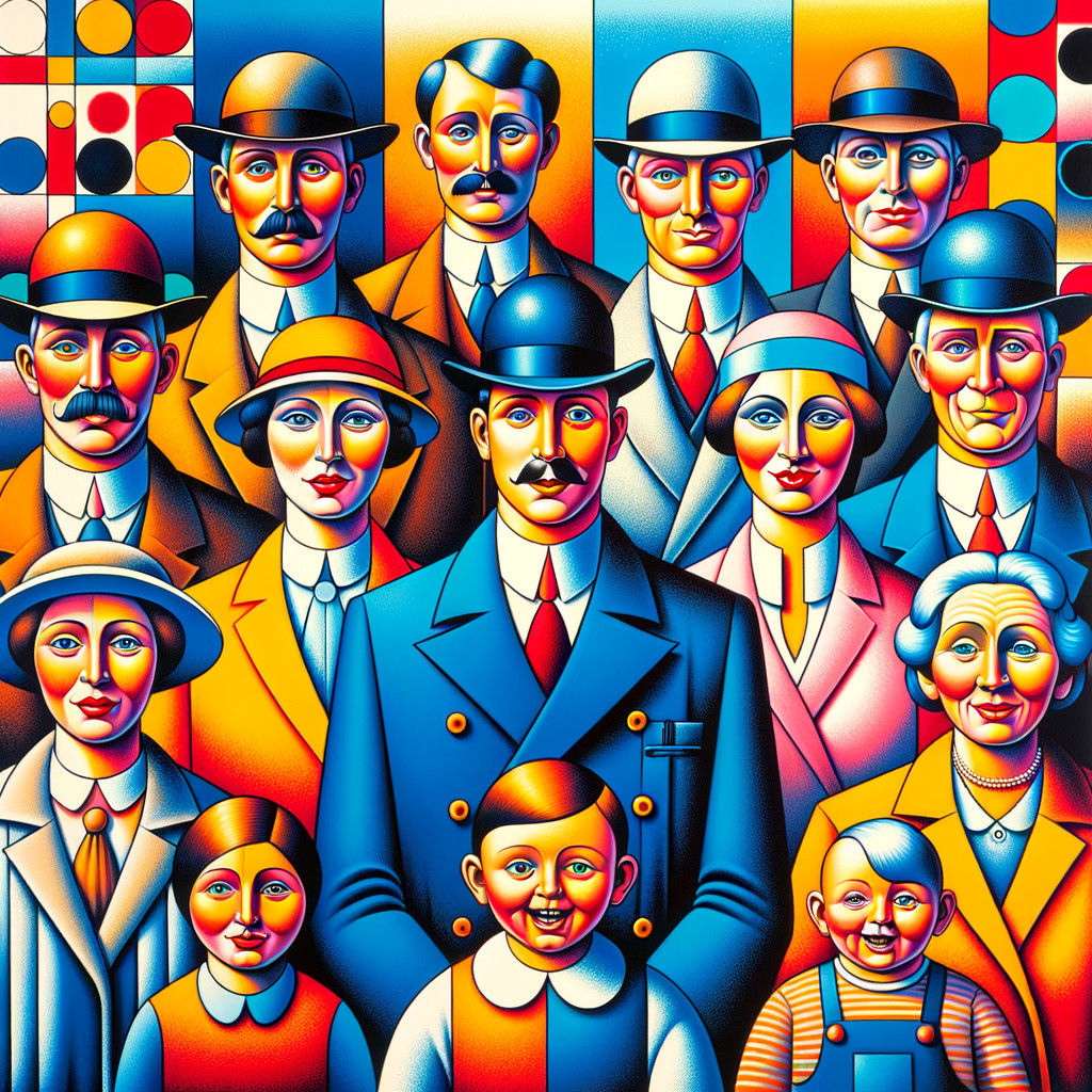 Large and Extended Family Portrait