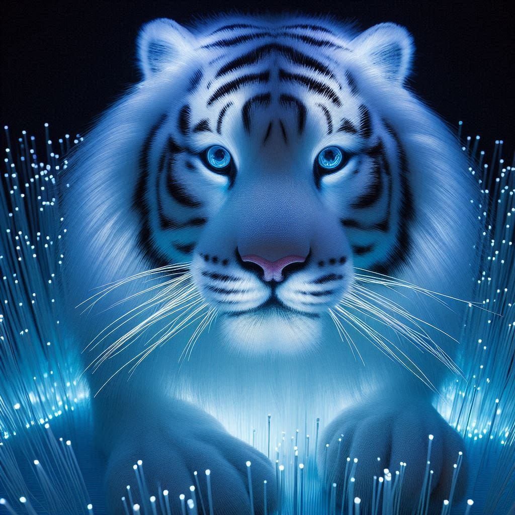 Fiber Optic Tiger
