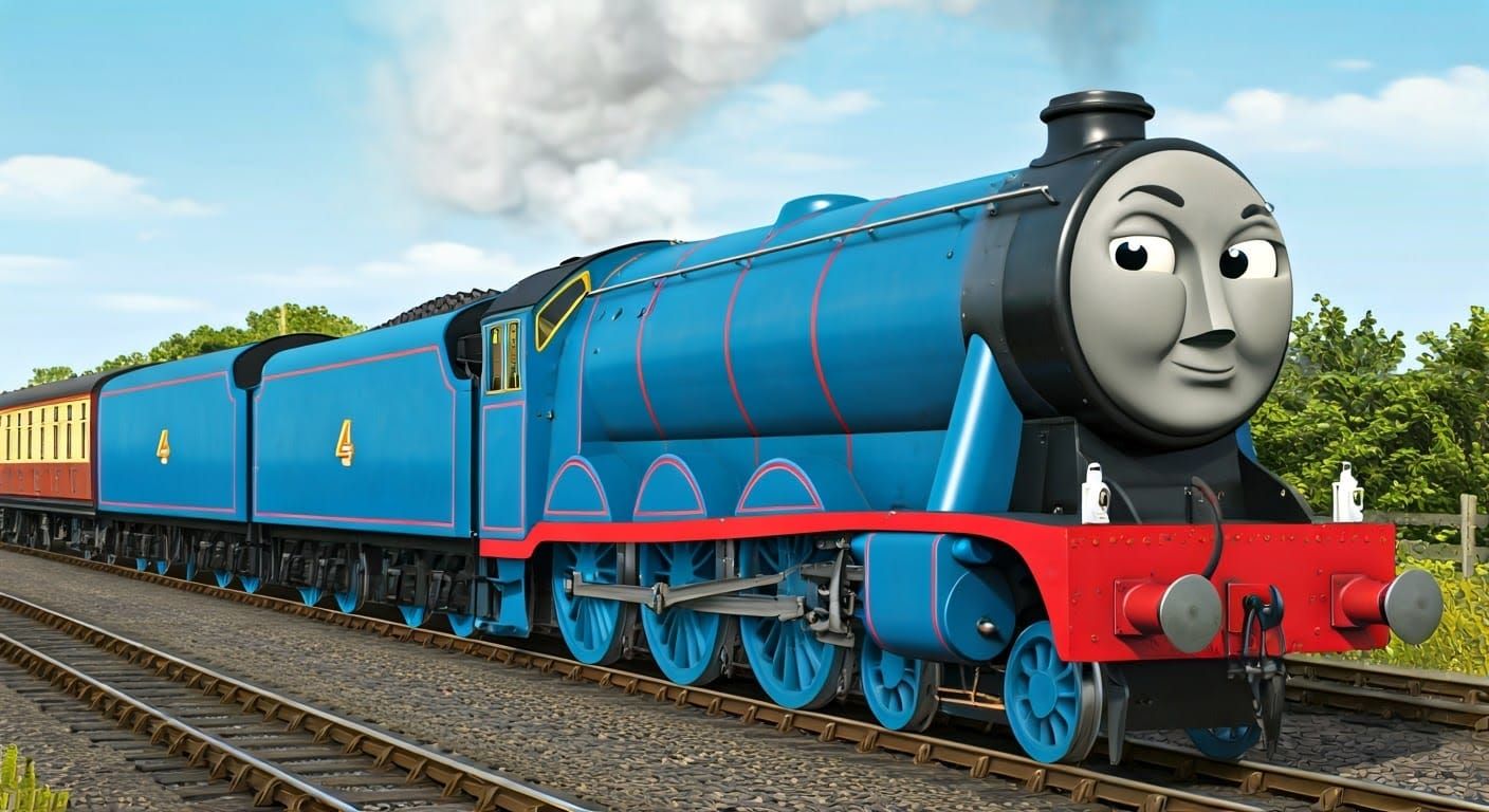 Gordon the Express Engine №4  by @Xan