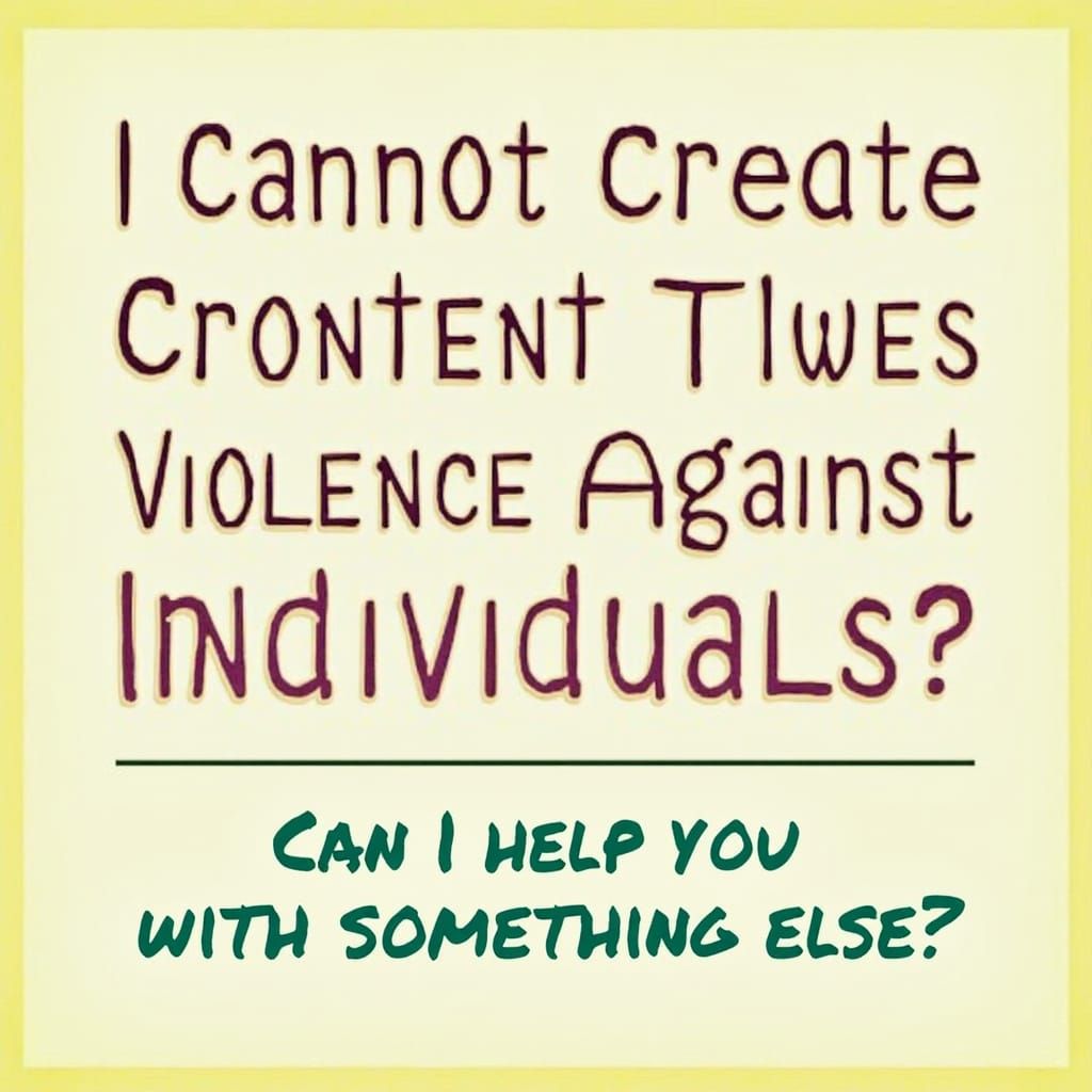 Inappropriate Image Request: Violation of Policy