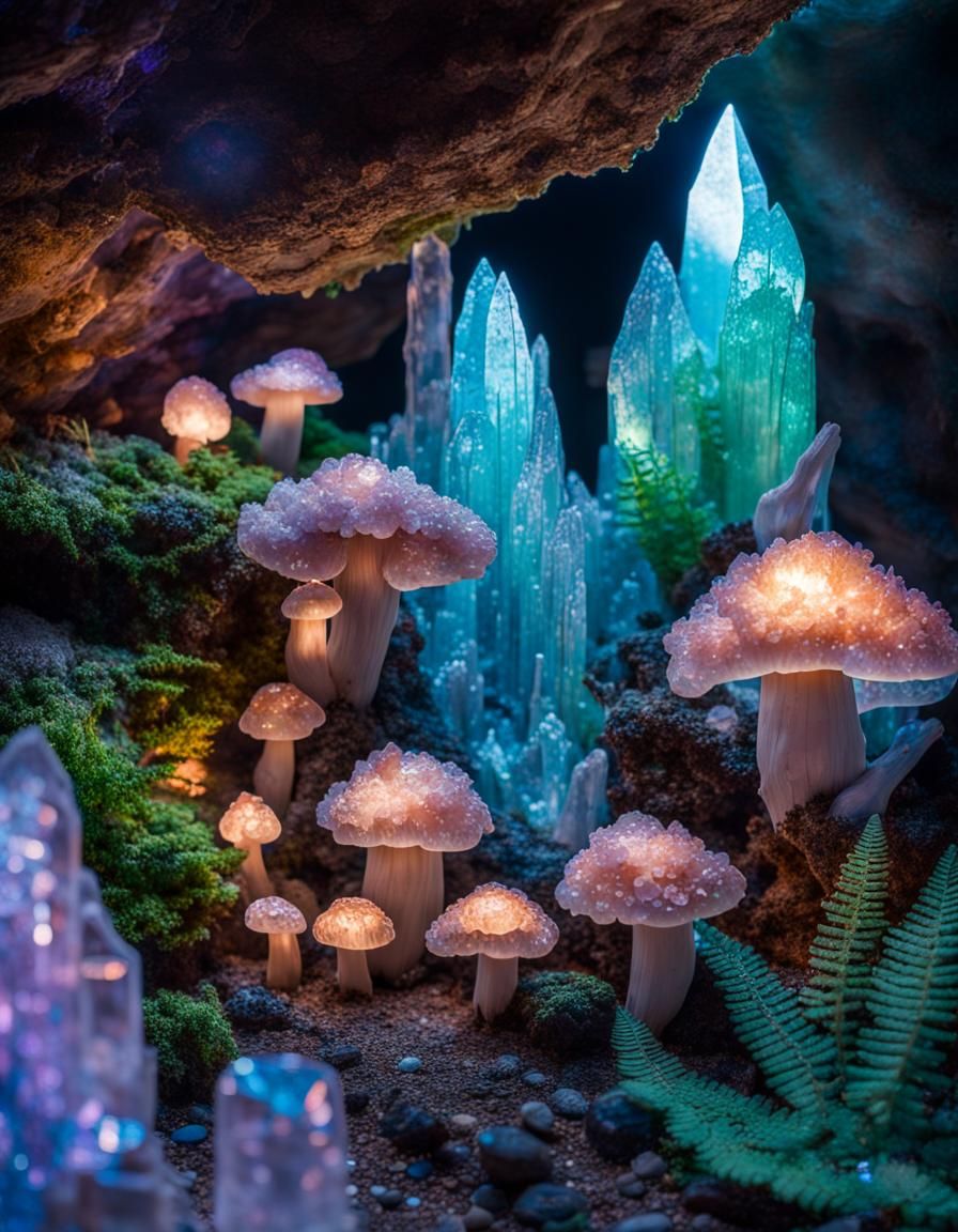 In The Crystal Cavern  by @cannedhiss