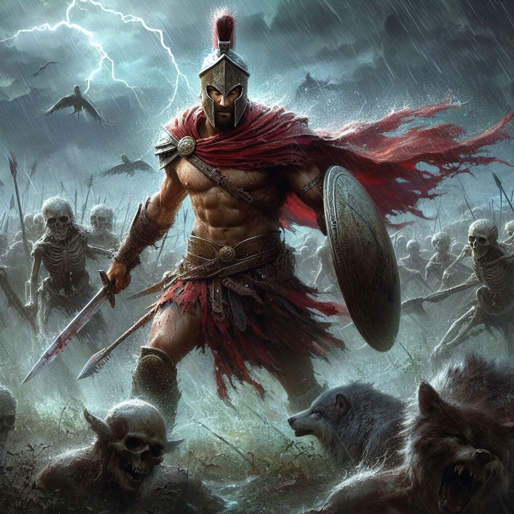 The First Spartan Vs. the Army of the Dead