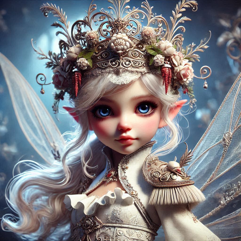 adorable fairy-tale fantasy creature portrait..