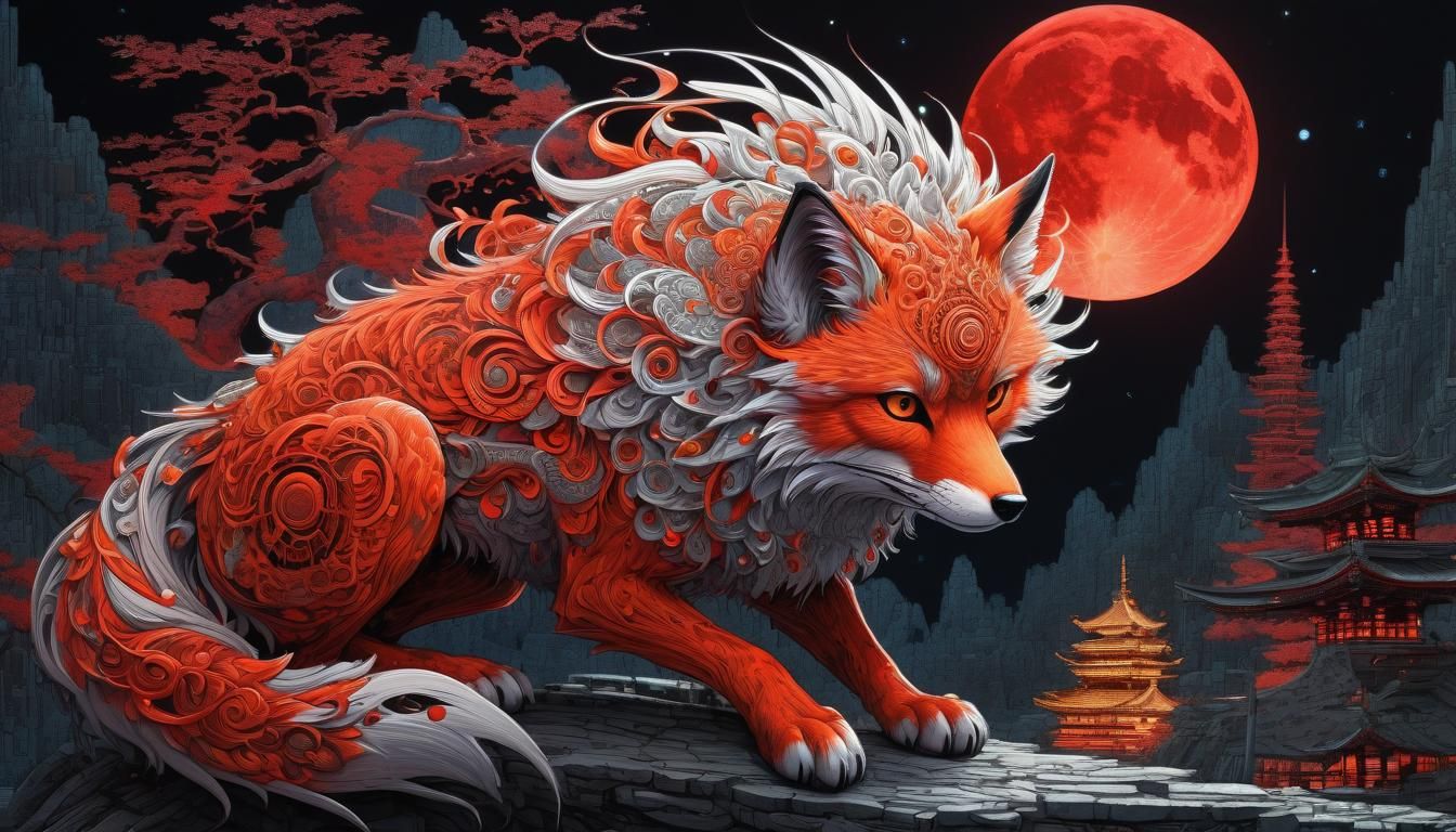 Fox Guardian Spirit - AI Generated Artwork - NightCafe Creator