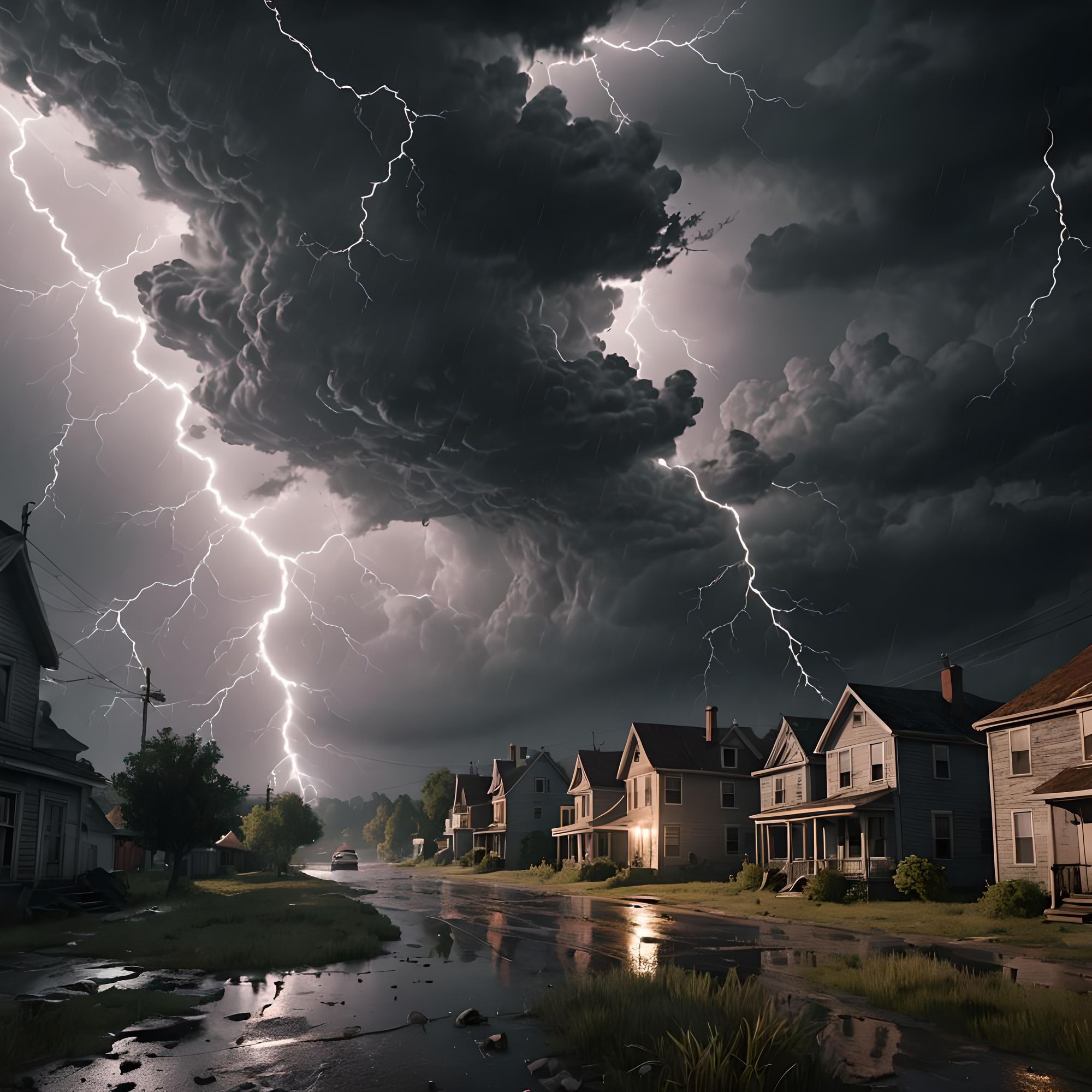 ancestorial curse, horror 8k resolution tetradic colors dynamic lighting ambient occlusion thunderstorm