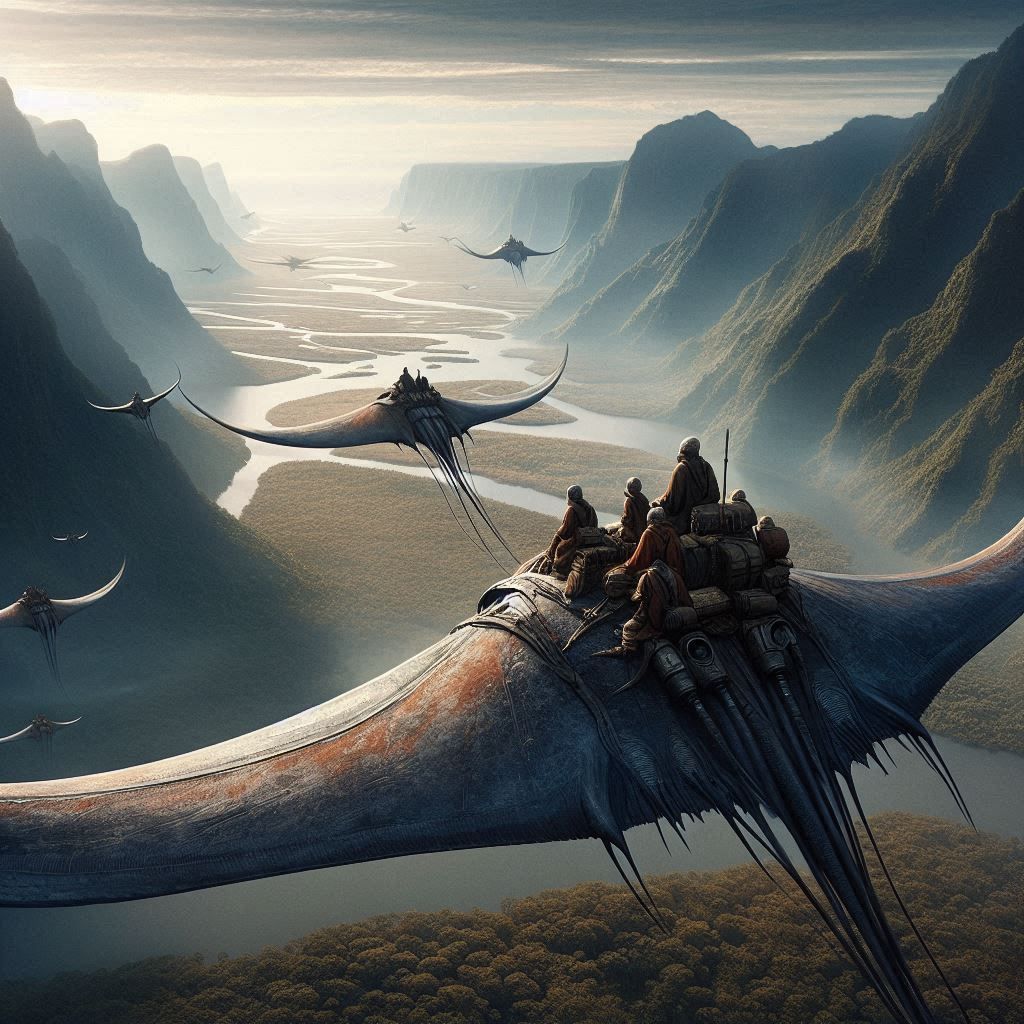 Making for new lands and new adventures