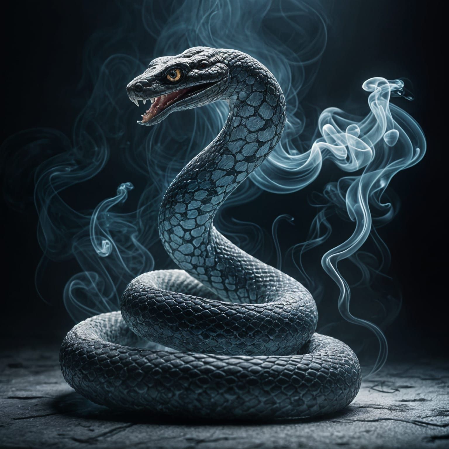Smoky snake   by @photon