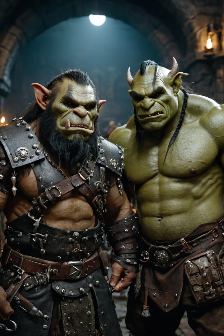 Dungeonpunk Orc & Half Orc Buds