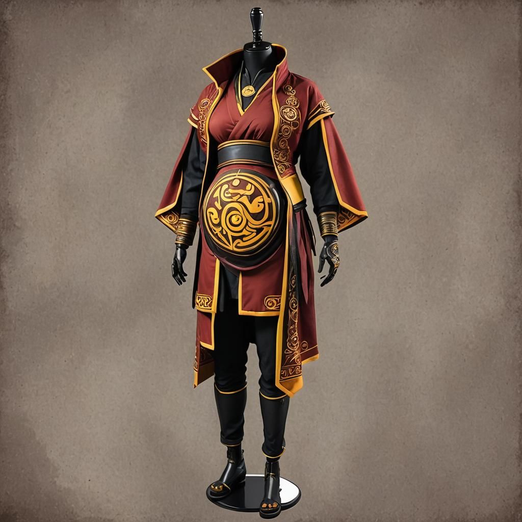 AVATAR The last airbender fire nation Maternity outfit