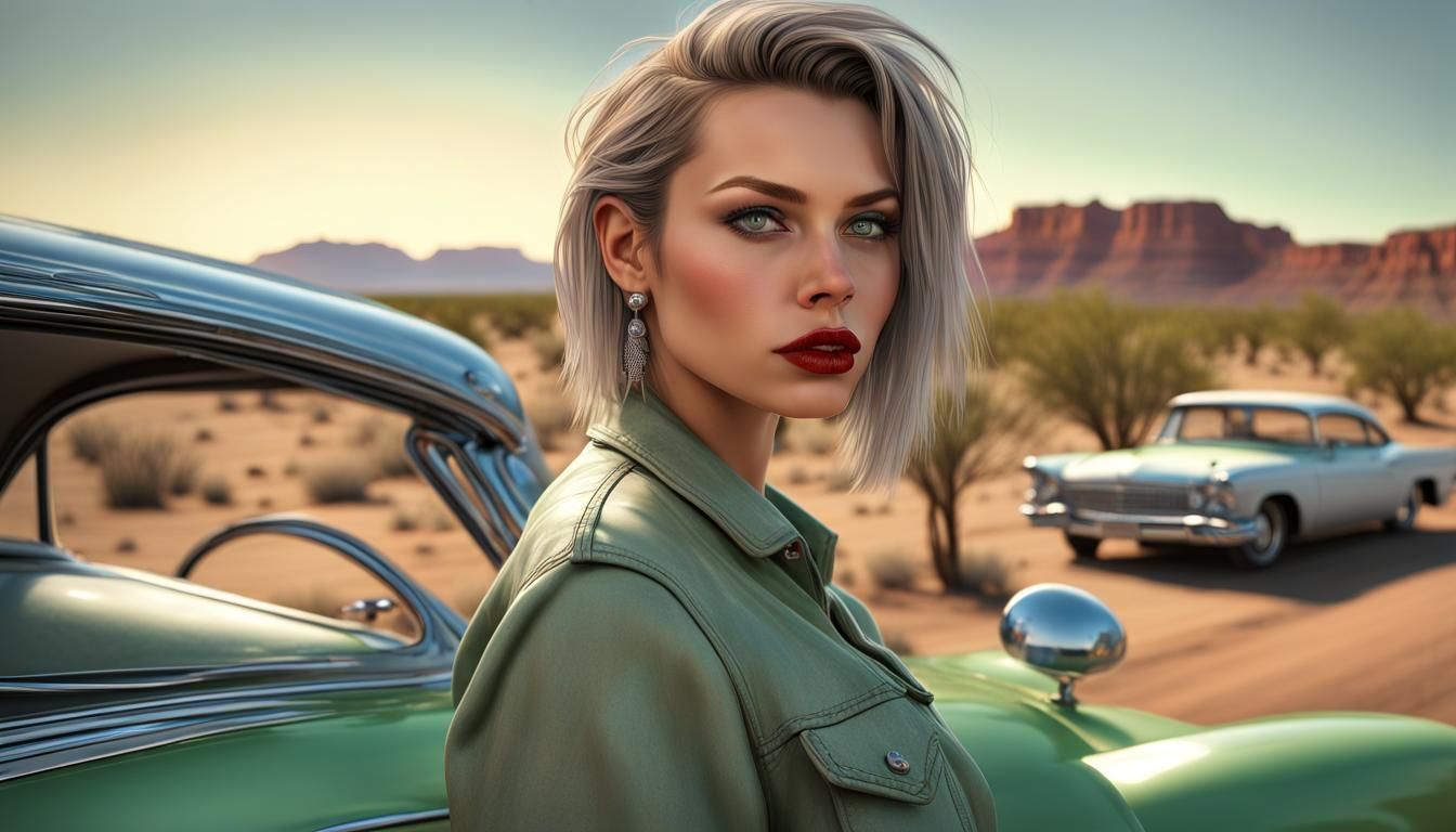 Road Trip on Route 66  by @Rose