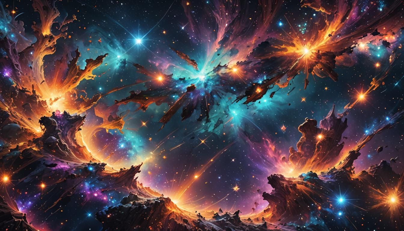  colorful  vastness of the cosmos   by @Jarka Carta