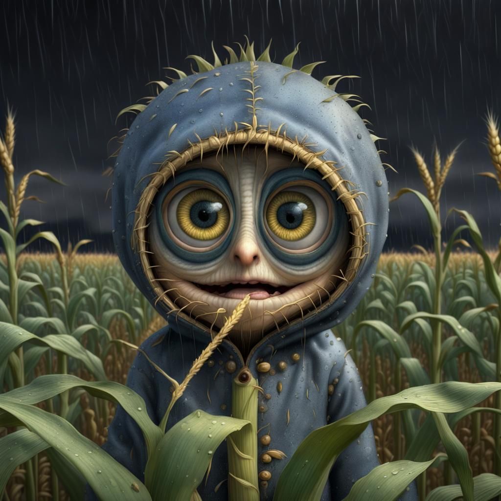 Cornfield Emperor Palpatine Gets a Raincoat