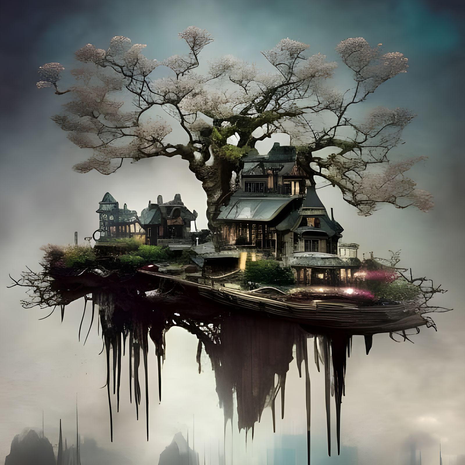 Floating Village  by @C Tekk