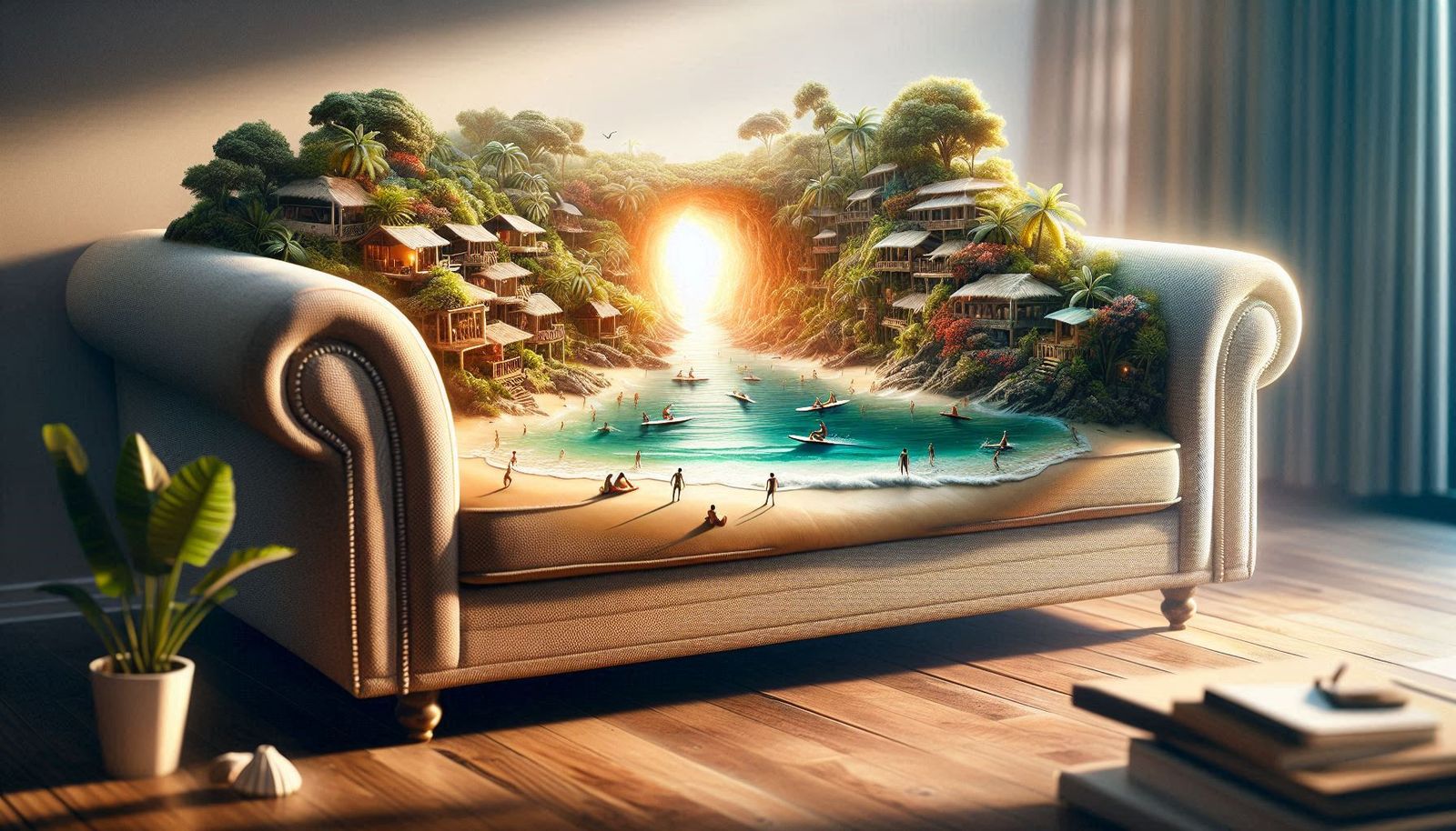 Couch Surfing with an *open prompt*