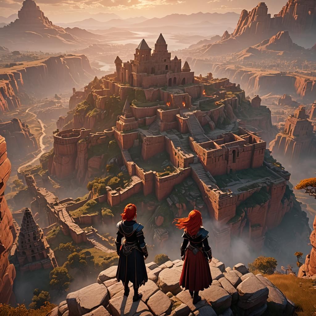 Sisters arrive at the city