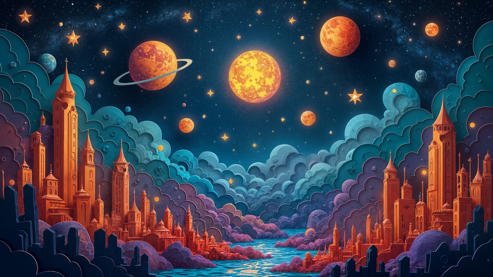 City under the universe