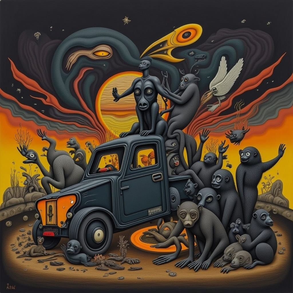 <lora:Marsupial Miasma:1.0> The apocalypse 