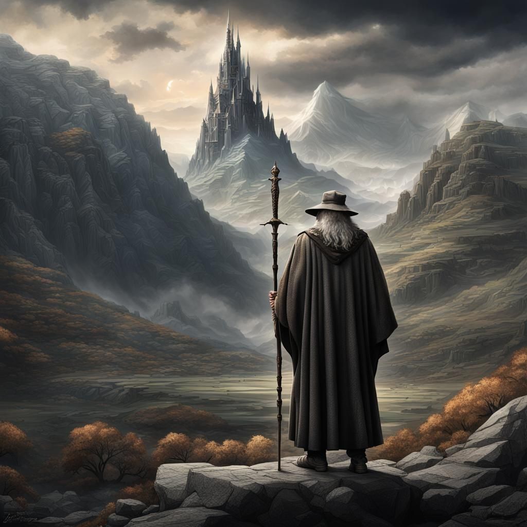 Gandolf's Journey  by @Scorpion