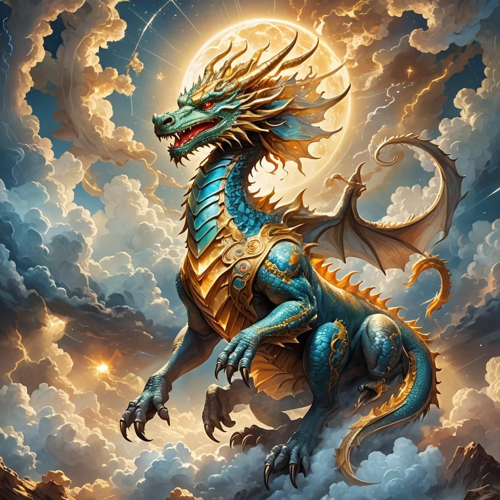 The astrological dragon of Sagittarius