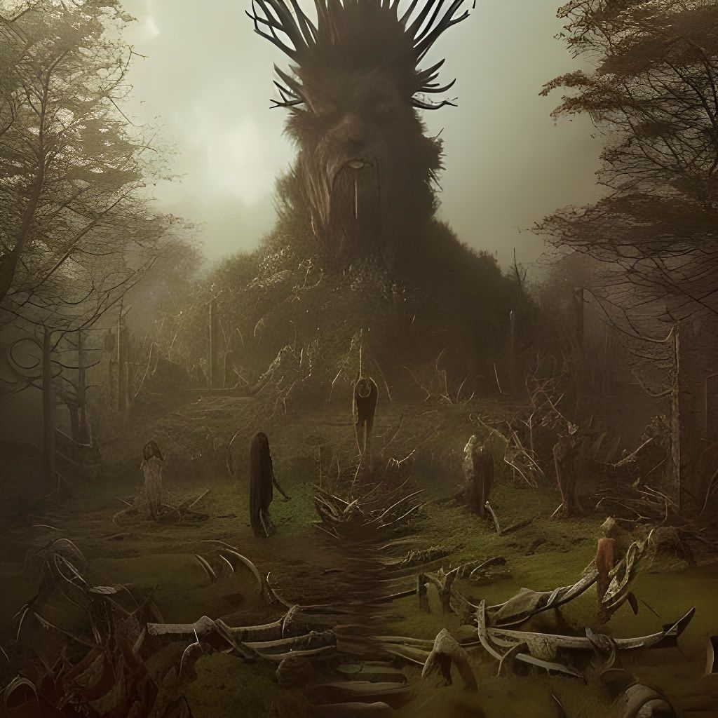 The wickerman of the woods Epic cinematic brilliant stunning...