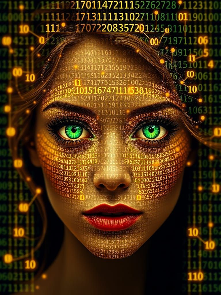 Geometric Goddess Emanates from Fibonacci Numbers