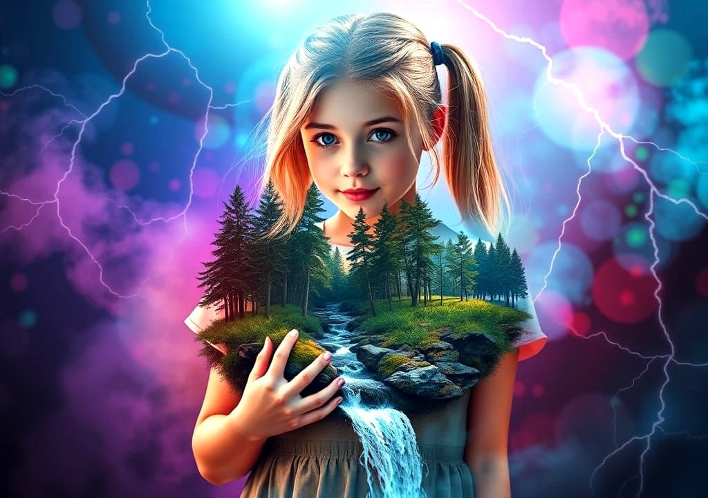 The forest in her arms