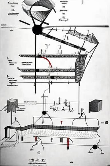 3D music; Graphic score, by composer "Cathy Berberian", "Joh...