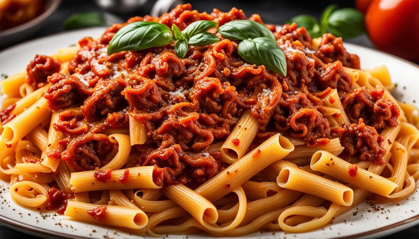 Italien pasta Bolognese. Bon appetit.   by @Snofuro