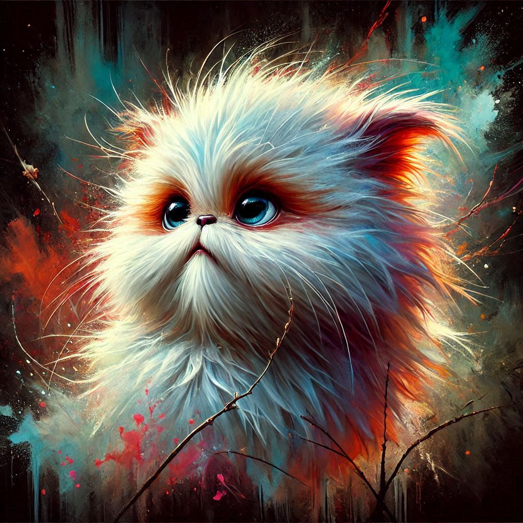 adorable fairy-tale fantasy creature portrait..