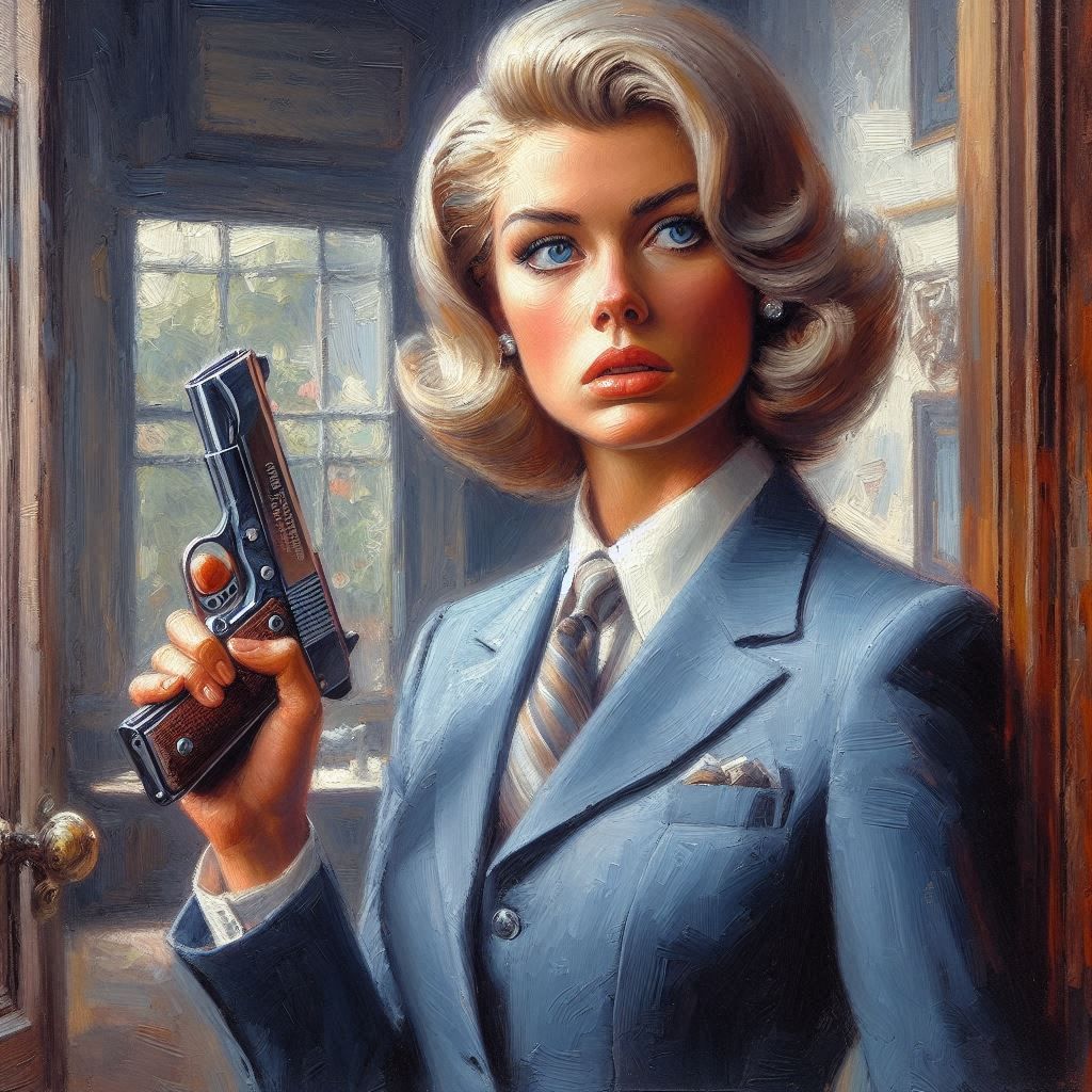 She had an innate air of authority ... and a Smith & Wesson so ...