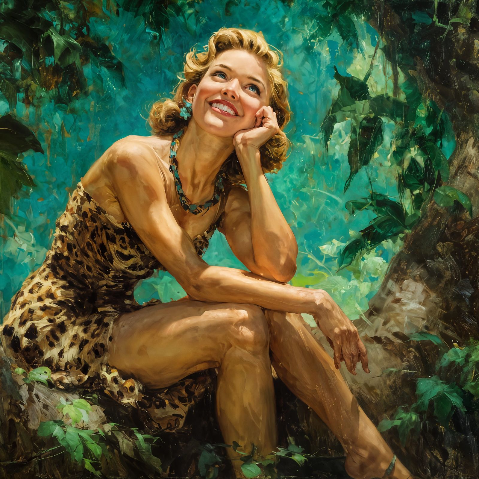 "And then he was like 'Me Tarzan. You Jane.' And I just loved how expressive he was, you know?"