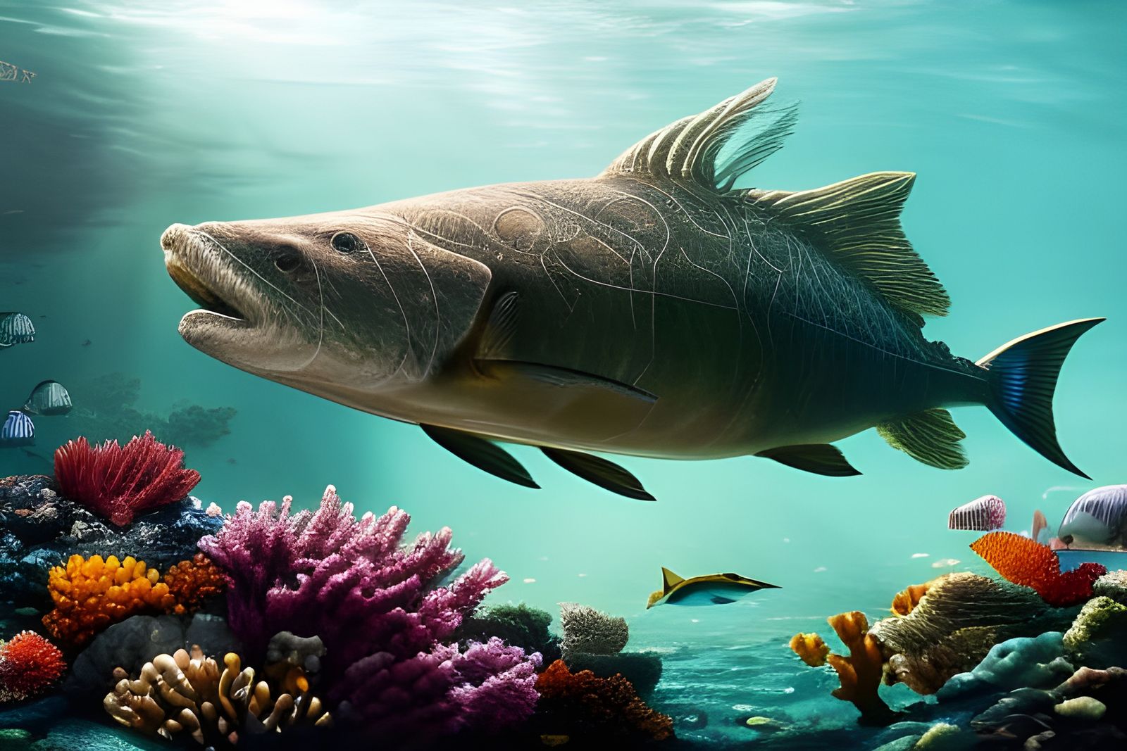 ancient reef predator  by @lleanage