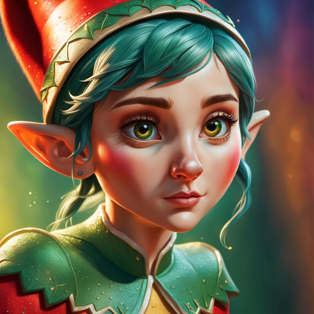 girl elf on the shelf - AI Generated Artwork - NightCafe Creator