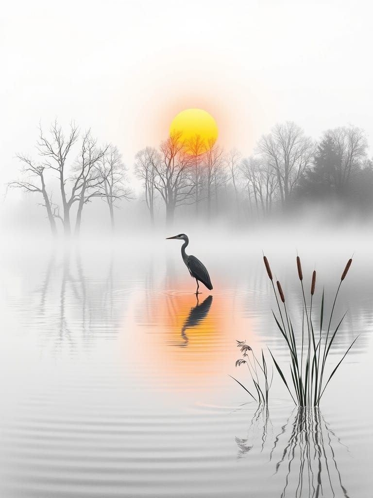 Lever du jour. Watercolor.  by @Biboo