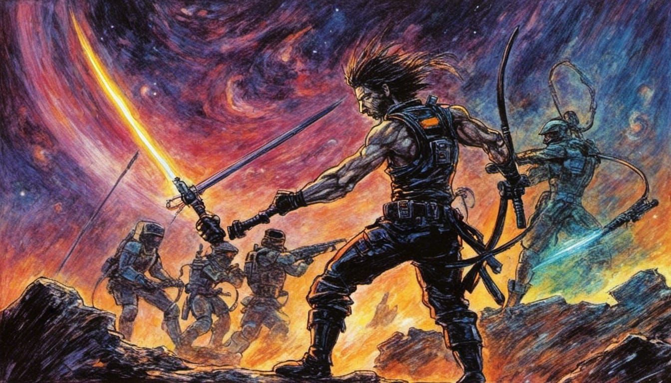 <lora:AnthroCat:1.0> (Energy Flash:1.3) epic eerie cosmic ne...