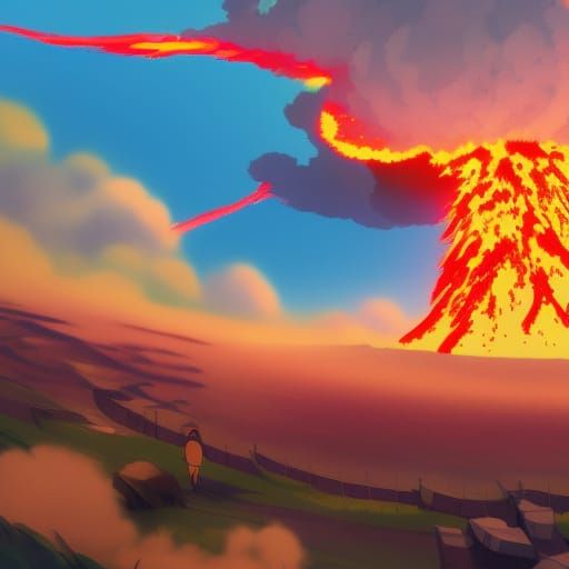 Volcanoe eruption
