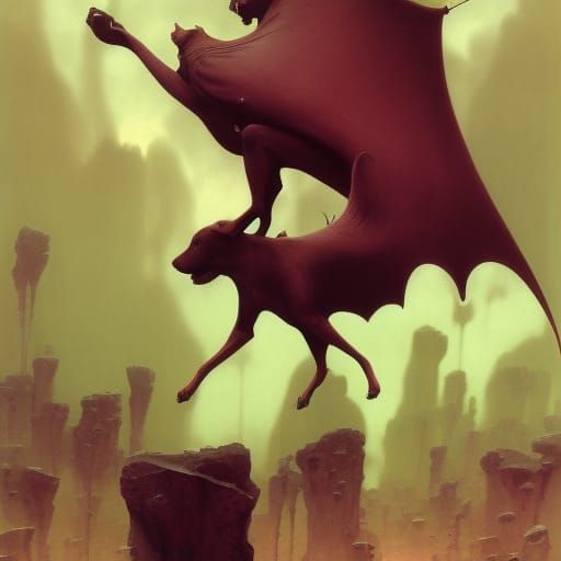 Bat Dog Creature