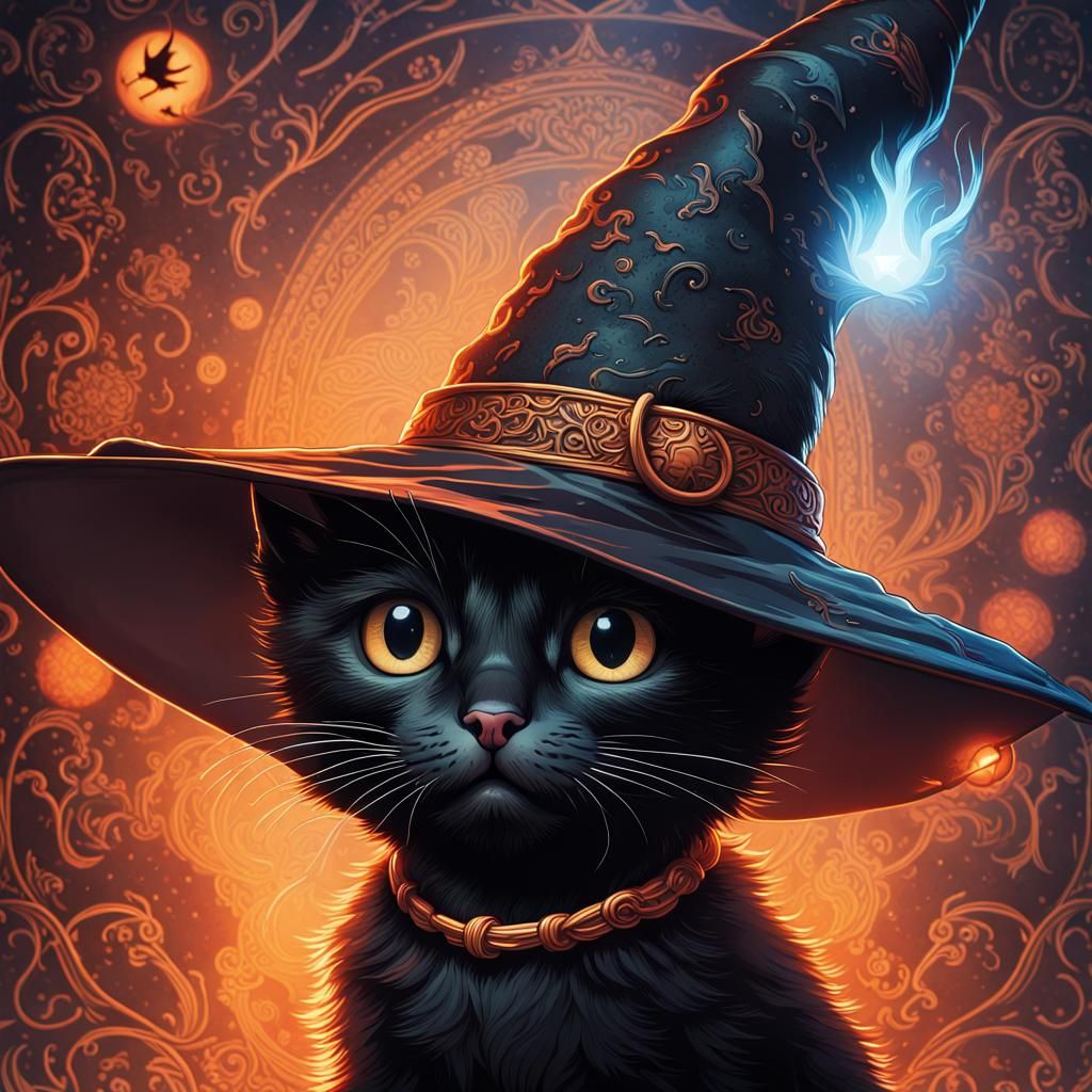 Witchy kitten