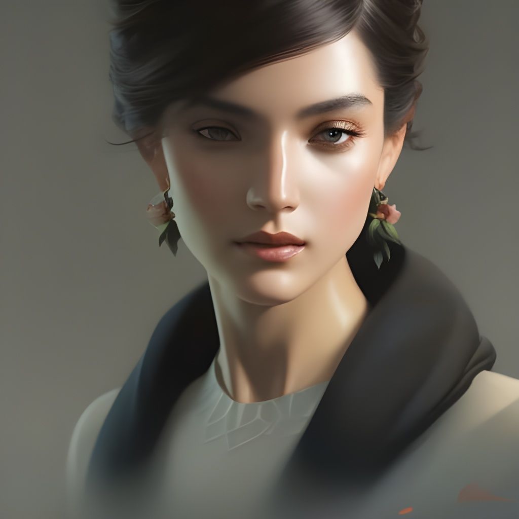 PORTRAIT - First Love - AI Generated Artwork - NightCafe Creator