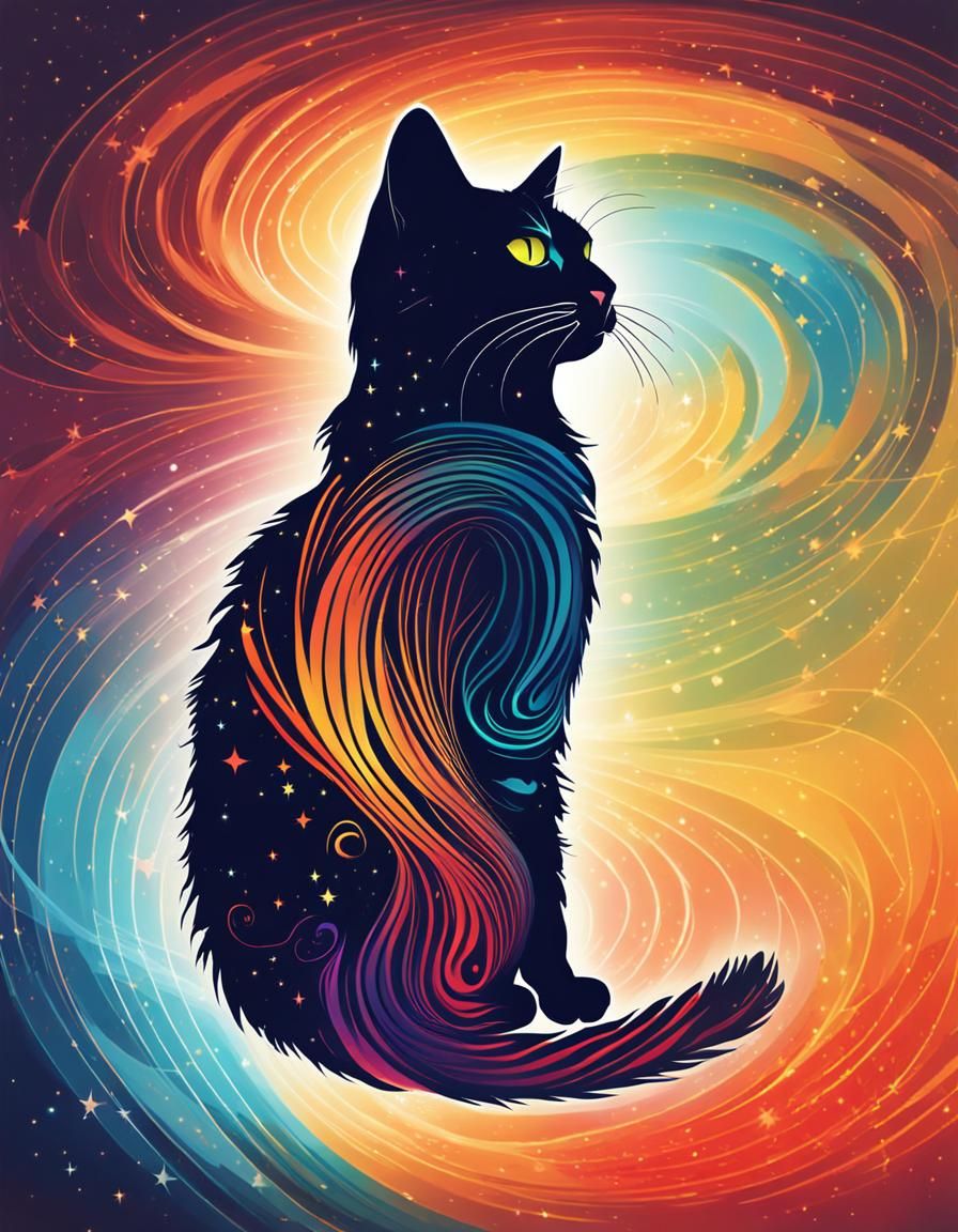 A Colorful Cat
