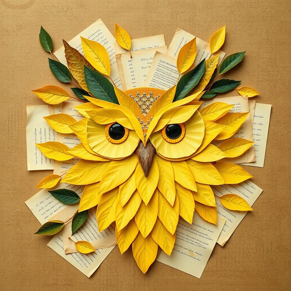 owl collage