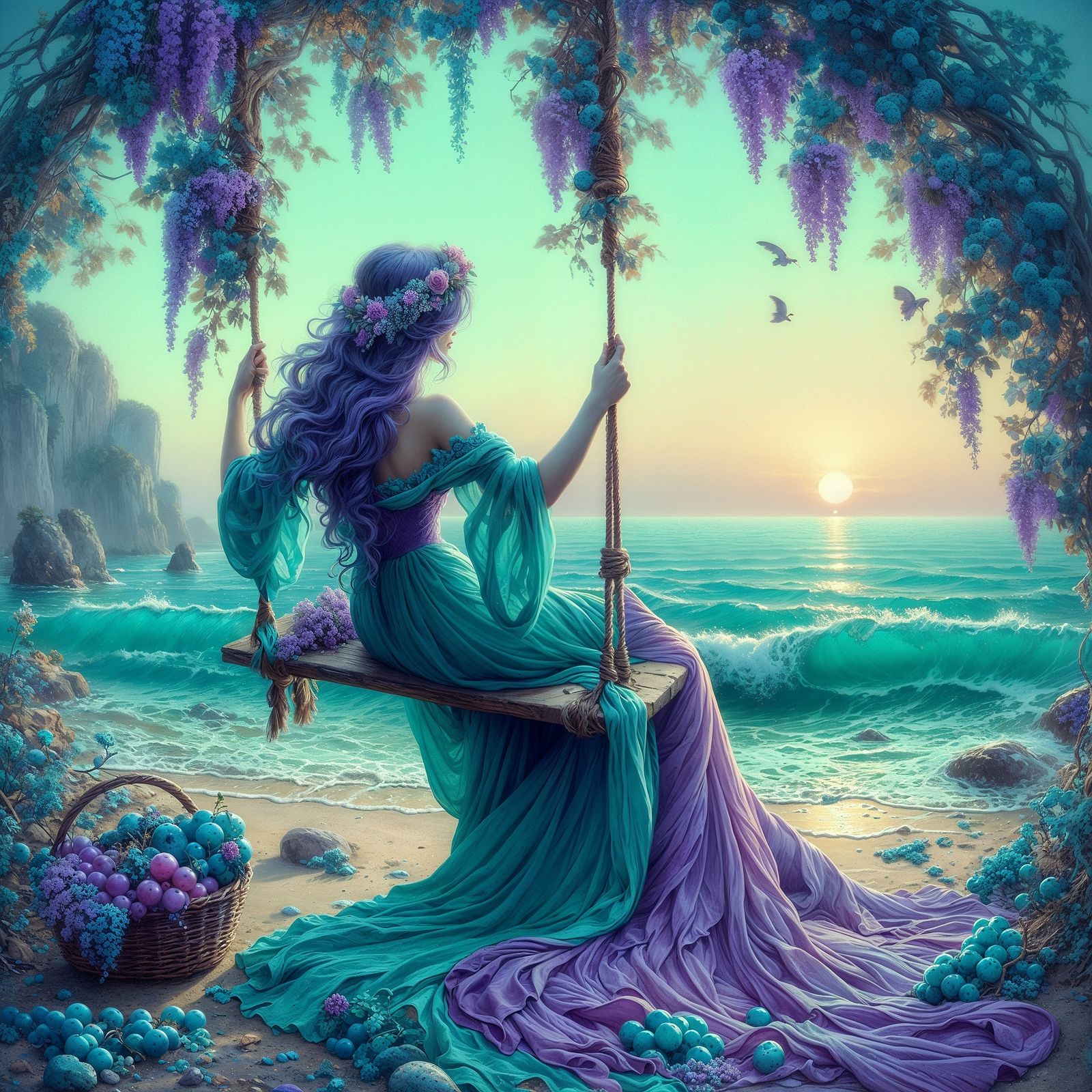 Pre-Raphaelite romanticism  by @Iamokayrajib