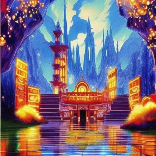 the palaces of Heaven.